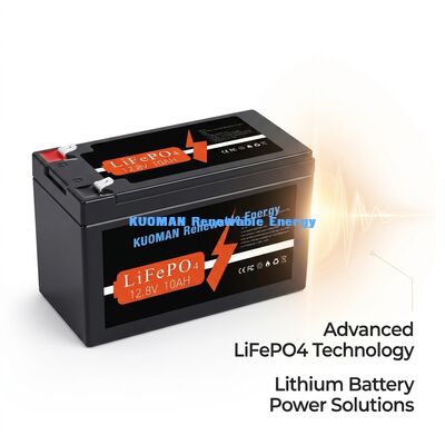 Pin lithium chu kỳ sâu 12V 10Ah 128Wh LiFePO4 cho các ứng dụng lưu trữ năng lượng và RV