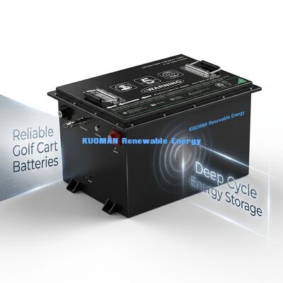 36V LiFePO4 Golf Cart pin với 8000 chu kỳ, 50Ah-150Ah Capacity và nhỏ gọn 385 * 338 * 245mm kích thước