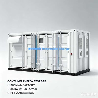 Hệ thống lưu trữ năng lượng trong thùng thương mại chịu nhiệt độ cực cao -30 đến 55 độ C