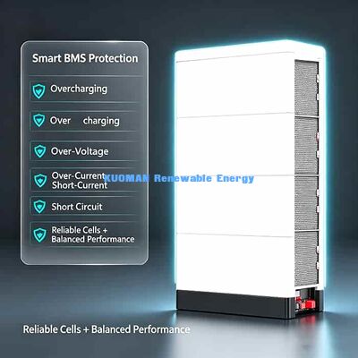 Hệ thống năng lượng mặt trời Hybrid Pin Lithium 48V có thể xếp chồng sạc qua tấm pin mặt trời hoặc máy phát điện diesel