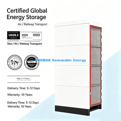 Hệ thống năng lượng mặt trời Hybrid Pin Lithium 48V có thể xếp chồng sạc qua tấm pin mặt trời hoặc máy phát điện diesel