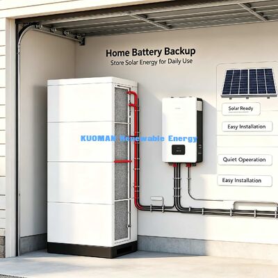 10-Year Warranty Expandable 48V LiFePO4 Stack Battery For Residential Solar Energy Backup