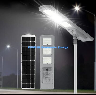 Đèn đường năng lượng mặt trời tích hợp 50W với ống kính chống tia cực tím, 3000K-6000K CCT Đèn mặt trời cho sân chơi