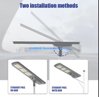 50W 220lm / W hiệu suất cao ánh sáng đường phố mặt trời IP65 chống nước đèn mặt trời tích hợp