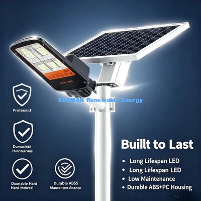 Đèn đường chạy bằng năng lượng mặt trời có độ sáng cao tách biệt với điều khiển từ xa 2,4G