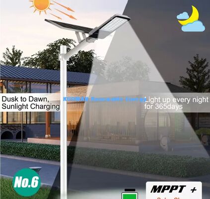 200W Split Solar Street Light IP65 Kiểm soát từ xa đèn đường