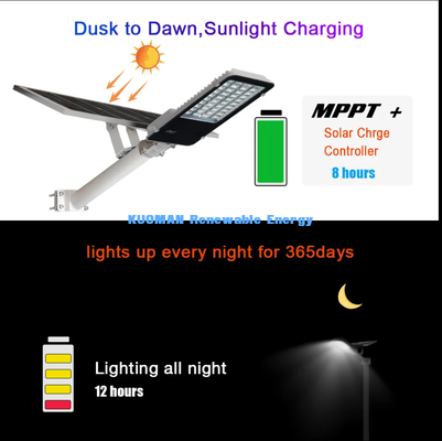 Tuổi thọ dài pin lithium Mặt trời Đèn đường phố nông thôn Đèn công cộng