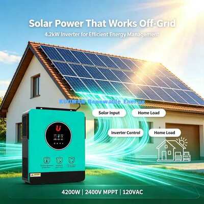 Biến tần năng lượng mặt trời lai ngoài lưới 4.2kW tương thích pin Lithium 24V