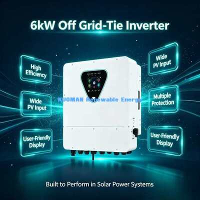 6KW 2 MPPT Solar Hybrid Inverter Current Transformer WiFi Remote Monitoring