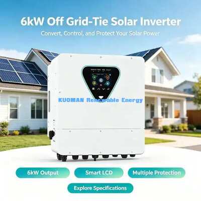 6KW 2 MPPT Solar Hybrid Inverter Current Transformer WiFi Remote Monitoring