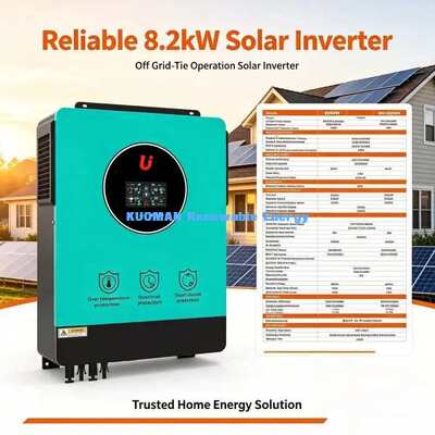 Pure Sine Wave 8200W Solar Hybrid Inverter 160A MPPT Bộ điều khiển sạc mặt trời