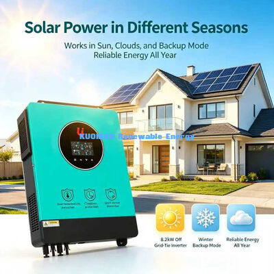 Biến tần năng lượng mặt trời 8.2kW Off Grid Grid-Tie cho Lưu trữ Năng lượng Mặt trời Dân dụng
