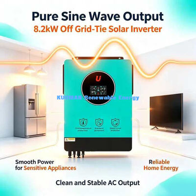 Biến tần năng lượng mặt trời lai lưới 8.2KW tương thích pin axit chì lithium 48V