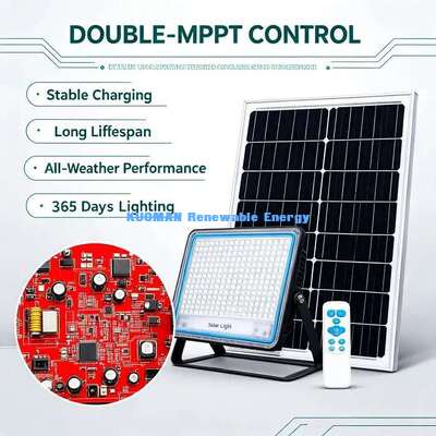 Ánh sáng sân vườn mặt trời góc rộng sáng đèn LED cho cảnh quan ngoài trời ban đêm