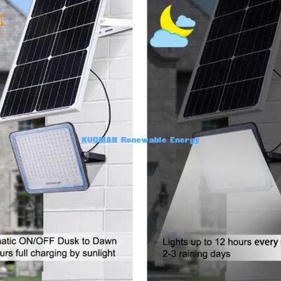 Protected Solar Yard Lights Large Lithium Battery Waterproof Outdoor Driveway Path LED Lamps