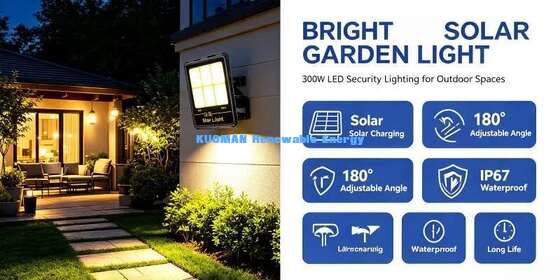 Ánh sáng vườn ngoài trời năng lượng mặt trời IP65 chống thời tiết cảm biến ô tô sân đường lái xe Đèn LED