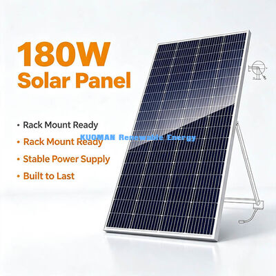 Lưu trữ khẩn cấp 200-210W Ban mặt trời đơn tinh thể, năng lượng quang điện ngoài trời đáng tin cậy
