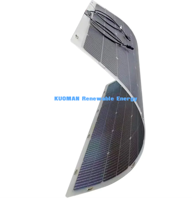 Tấm pin năng lượng mặt trời linh hoạt di động 200W, Lắp đặt dễ dàng không cần khoan, Năng lượng mặt trời cho RV, Thuyền, Ban công & Cắm trại ngoài trời