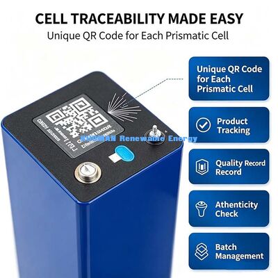 3.2V 100Ah CATL Lithium Iron Phosphate Prismatic Cell, Low AC Impedance Lithium Battery for Series-Parallel Battery Pack Build