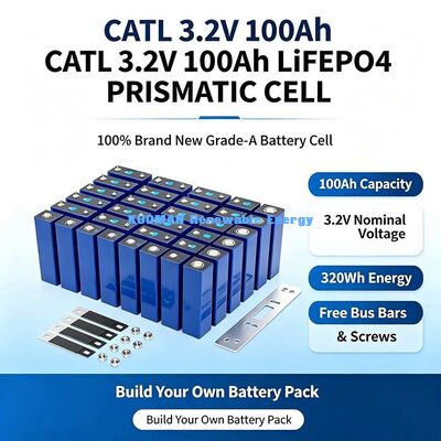 Pin LiFePO4 3.2V 100Ah, Pin Lithium Sắt Phosphate Chu kỳ sống dài cho Xe điện tốc độ thấp