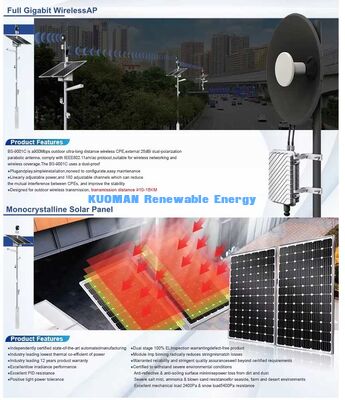 Smart Solar Pole 02 Ứng dụng năng lượng mặt trời cho công viên, làng và khu vực công cộng