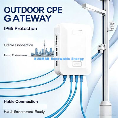 Cột đèn thông minh đa chức năng chạy bằng năng lượng mặt trời, Điểm truy cập WiFi, Đèn LED, Camera, Loa & Màn hình LCD